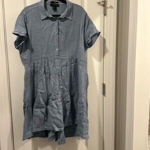 Tahari linen dress size large